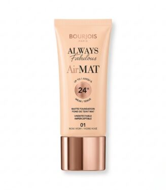 Bourjois Always Fabulous Air Mat Foundation 01 Rose Ivory - كريم أساس برجوا ماط بدرجة روز آيفوري