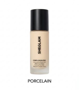 SHEGLAM Complexion Pro Long Lasting Breathable Matte Foundation Porcelain - كريم أساس شيجلام تغطية كاملة
