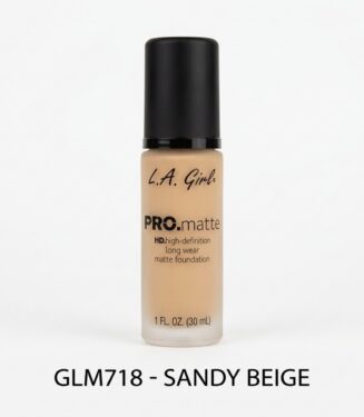 L.A. Girl PRO.matte HD High-Definition Long Wear Matte Foundation Sandy Beige - كريم أساس إل إيه جيرل ماط بتغطية عالية