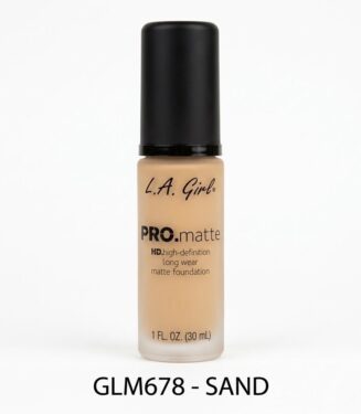 L.A. Girl PRO.matte HD High-Definition Long Wear Matte Foundation Sand - كريم أساس إل إيه جيرل ماط بتغطية عالية