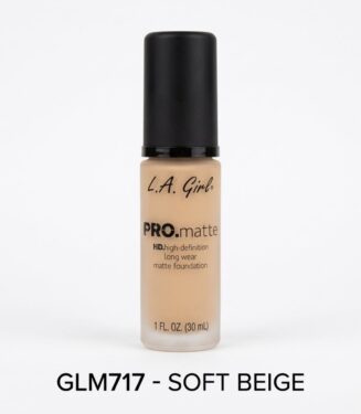L.A. Girl PRO.matte HD High-Definition Long Wear Matte Foundation Soft Beige - كريم أساس إل إيه جيرل ماط بتغطية عالية