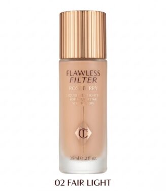 Rose Berry Flawless Filter Liquid Highlighter – 02 Fair Light | Radiant Glow Complexion Booster Primer & Highlighter - كريم أساس روز بيري فلاولس