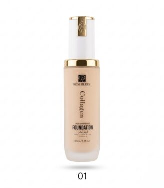 Rose Berry Collagen New Skin Revive Foundation | كريم أساس روز بيري كولاجين درجة 01