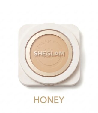 SHEGLAM Skin-Focus High Coverage Powder Foundation Honey - شيجلام كومباكت باودر