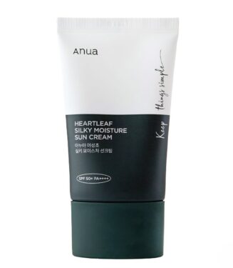 Anua Heartleaf Silky Moisture Sun Cream SPF 50+ PA++++ - أنوا واقي شمس مرطب وقوام حريري بالهارت ليف