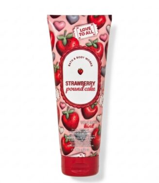 Bath & Body Works Strawberry Pound Cake Ultimate Hydration Body Cream - كريم الجسم باث & بودي وركس ستروبري باوند كيك (ترطيب فائق)