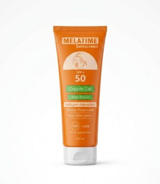 Melatime Sunscreen SPF 50+ Cream Gel Anti-Shine - واقي شمس ميلاتيم كريم جل مضاد للمعان (حماية +50)