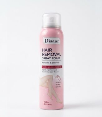 Disaar Hair Removal Spray Foam with Rose & Jojoba Seed Oil - سبراي رغوة ديزار لإزالة الشعر بخلاصة الورد وزيت بذور الجوجوبا