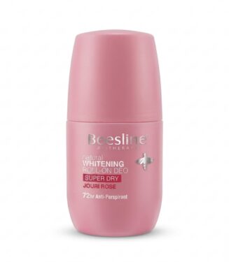 Beesline Natural Whitening Roll-On Deo (Super Dry - Jouri Rose) - بيزلين رول أون طبيعي لتفتيح البشرة (سوبر دراي - جوري روز)