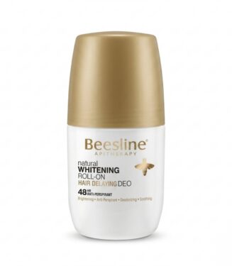 Beesline Natural Whitening Roll-On Hair Delaying Deo - بيزلين رول أون طبيعي لتفتيح البشرة ومؤخر لنمو الشعر