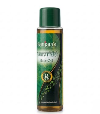 Banjara’s Samvridhi Hair Oil - Ayurvedic Hair Care Product for Hair Growth - زيت شعر سامفريدهي من بانجاراس - منتج الأيورفيدا للعناية بالشعر وتحفيز النمو