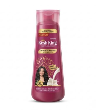 Kesh King Damage Repair Shampoo with Milk Protein - Ayurvedic Hairfall Expert - شامبو كيش كينج لإصلاح التلف بخلاصة بروتين الحليب - خبير الأيورفيدا لمكافحة تساقط الشعر