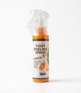 Foot Peeling Spray with Orange Oil for Soft & Smooth Feet - بخاخ تقشير القدمين بخلاصة زيت البرتقال لنعومة فائقة وإزالة الجلد الميت