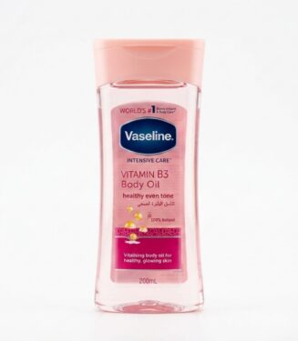 Vaseline Intensive Care Vitamin B3 Body Oil for Healthy Even Tone - زيت الجسم فازلين بالعناية المركزة لتوحيد لون البشرة ومنحها مظهراً صحياً