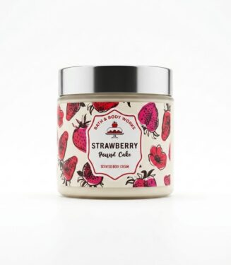 Bath & Body Works Strawberry Pound Cake Scented Body Cream - كريم الجسم المعطر "ستروبري باوند كيك" من باث آند بودي وركس