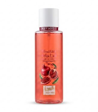 Memwa Musk al Tahara Pomegranate Body Mist (250ml) - معطر الجسم "مسك الطهارة بالرمان" من ميموا لنظافة وانتعاش يدوم طويلاً