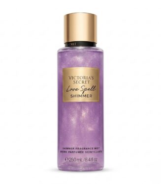 Victoria's Secret Love Spell Shimmer Fragrance Mist (250ml) - معطر الجسم "لوف سبيل شيمر" من فيكتوريا سيكريت بلمعة براقة ورائحة ساحرة