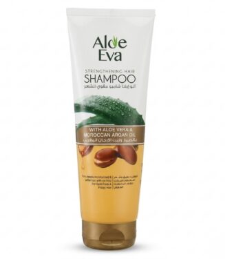 Aloe Eva Strengthening Hair Shampoo with Aloe Vera & Moroccan Argan Oil - ألو إيفا شامبو مقوي للشعر بالصبار وزيت الأرجان المغربي