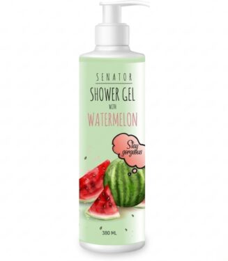 Senator Shower Gel with Watermelon Extract 380ml - سيناتور شاور جل بخلاصة البطيخ المنعشة 380 مل