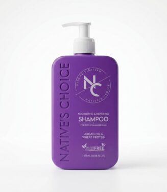 Native's Choice Nourishing & Repairing Shampoo with Argan Oil & Wheat Protein 475ml - ناتيفز تشويس شامبو مغذي ومرمم بزيت الأرجان وبروتين القمح 475 مل
