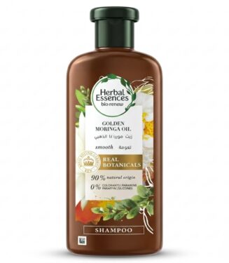 Herbal Essences bio renew Golden Moringa Oil Shampoo for Smooth Hair - هيربل إسنسز بيو رينيو شامبو بزيت مورينجا الذهبي لنعومة الشعر