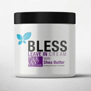 Bless Leave In Cream with Shea Butter for Curly Hair - بليس ليف إن كريم بزبدة الشيا للعناية بالشعر الكيرلي