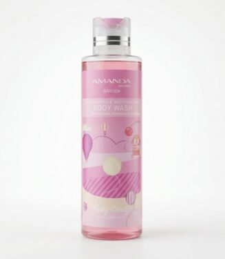 Amanda Milano Garden Pinky Candy Refreshing & Moisturizing Body Wash 250ml - أماندا ميلانو جاردن غسول الجسم المنعش والمرطب برائحة بينكي كاندي 250 مل