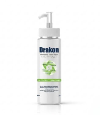 Drakon Whitening Facial Wash For Oily Skin 250ml - غسول دراكون المفتح للبشرة الدهنية 250 مل