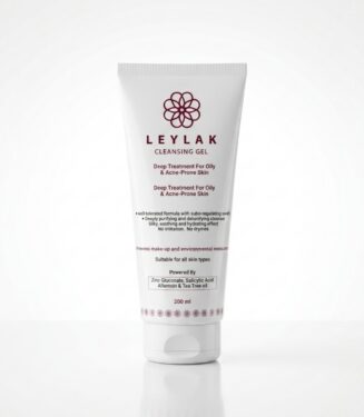 Leylak Cleansing Gel Deep Treatment For Oily & Acne-Prone Skin 200ml - جيل منظف ومعالج عميق للبشرة الدهنية والمعرضة لحب الشباب 200 مل