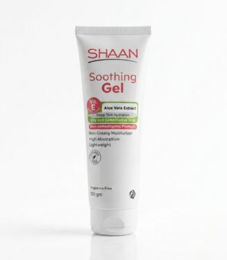 Shaan Soothing Gel Aloe Vera Extract 120gm - شان سوذينج جل بتركيبة الصبار لترطيب البشرة الدهنية والمختلطة 120 جرام