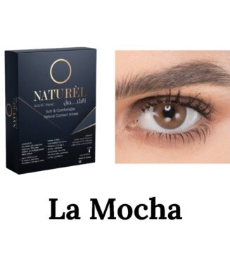 Naturel Soft & Comfortable Natural Contact Lenses - La Mocha - عدسات ناتشوريل اللاصقة المريحة والناعمة - لون لا موكا (بني قهوة طبيعي)