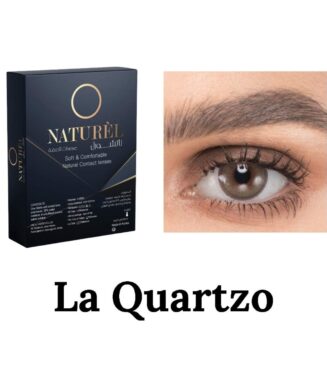 Naturel Soft & Comfortable Natural Contact Lenses - La Quartzo - عدسات ناتشوريل اللاصقة المريحة والناعمة - لون لا كوارتزو (رمادي لؤلؤي)