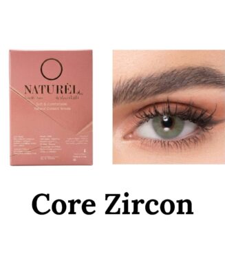 Naturel Soft & Comfortable Natural Contact Lenses - Core Zircon - عدسات ناتشوريل اللاصقة المريحة والناعمة - لون كور زيركون (رمادي مخضر طبيعي)