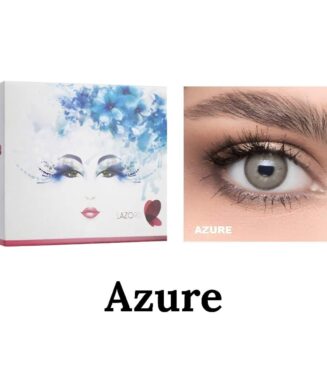 Lazord Natural Contact Lenses - Azure - عدسات لازورد اللاصقة الملونة - لون أزور (رمادي أزرق ساحر)