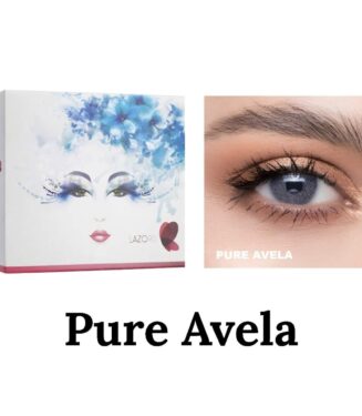 Lazord Natural Contact Lenses - Pure Avela - عدسات لازورد اللاصقة الملونة - لون بيور أفيلا (رمادي ثلجي نقي)