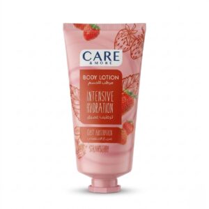 Care & More Strawberry Body Lotion Intensive Hydration - لوشن الجسم كير اند مور بالفراولة ترطيب عميق