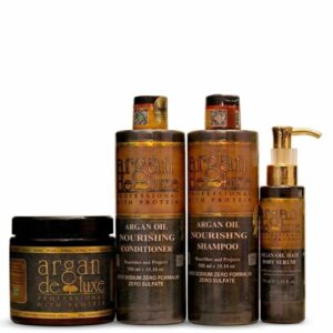 Argan de Luxe Professional Hair Care Set with Protein - مجموعة أرغان دي لوكس الاحترافية للعناية بالشعر بالبروتين