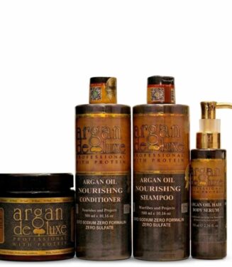 Argan de Luxe Professional Hair Care Set with Protein - مجموعة أرغان دي لوكس الاحترافية للعناية بالشعر بالبروتين