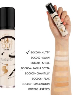 Character Block Out High Coverage Concealer - Full Shades List - كونسيلر بلوك أوت من كاركتر - خافي عيوب عالي التغطية بجميع درجاته الاحترافية