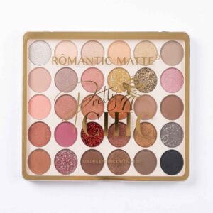 Romantic Matte Pretty Chic Eyeshadow Palette 30 Colors - باليت آيشادو بريتي شيك من رومانيك مات 30 لون