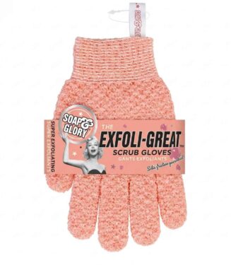 Soap & Glory The Exfoli-Great Scrub Gloves - سوب أند غلوري قفازات تقشير وتنعيم الجسم