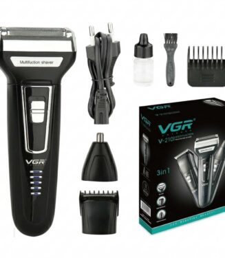 VGR  3-in-1 Multi-Function Shaver & Trimmer V-2101 - في جي آر  ماكينة الحلاقة والتشذيب الرجالية متعددة الوظائف 3 في 1