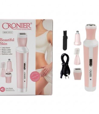 Cronier Professional 4-in-1 Beautiful Skin Women's Shaver & Trimmer CR-312 - كرونير بروفيسيونال ماكينة حلاقة وتشذيب الشعر النسائية متعددة الوظائف 4 في 1
