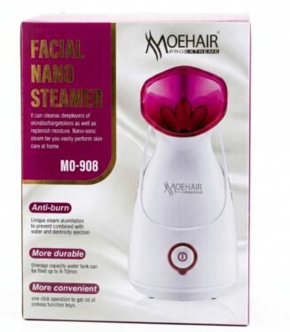 Moehair Pro Extreme Facial Nano Steamer MO-908 - مويهير برو إكستريم جهاز بخار الوجه الأيوني نانو لتنظيف وترطيب البشرة