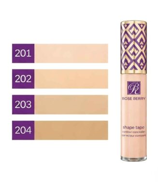 Rose Berry Shape Tape Contour Concealer - روز بيري خافي العيوب ومحدد الملامح شيب تيب كونتور كونسيلر