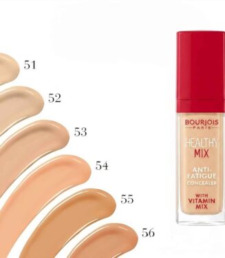 Bourjois Paris Healthy Mix Anti-Fatigue Liquid Concealer - برجوا باريس خافي العيوب السائل ومقاوم علامات التعب هيلثي ميكس