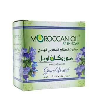 Moroccan Oil Bath Soap with Grace Ward - صابون الحمام المغربي موروكان أويل بخلاصة جريس وارد